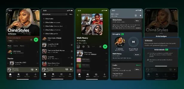 Spotify criará selo para identificar artistas criados por IA