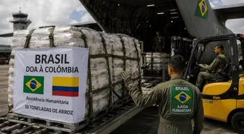 Brasil envia 19 toneladas de arroz para vítimas de sismos na Colômbia