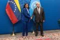 Guterres se reúne en Nueva York con Delcy Rodríguez para abordar el camino "hacia una democracia plena" en Venezuela