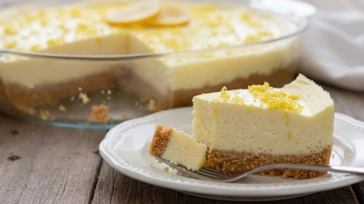 Sin horno y con pocos ingredientes: la receta del chef Enrique Sánchez para hacer una tarta de limón cremosa