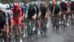 Vuelta stage three abandoned after hail in Pyrenees