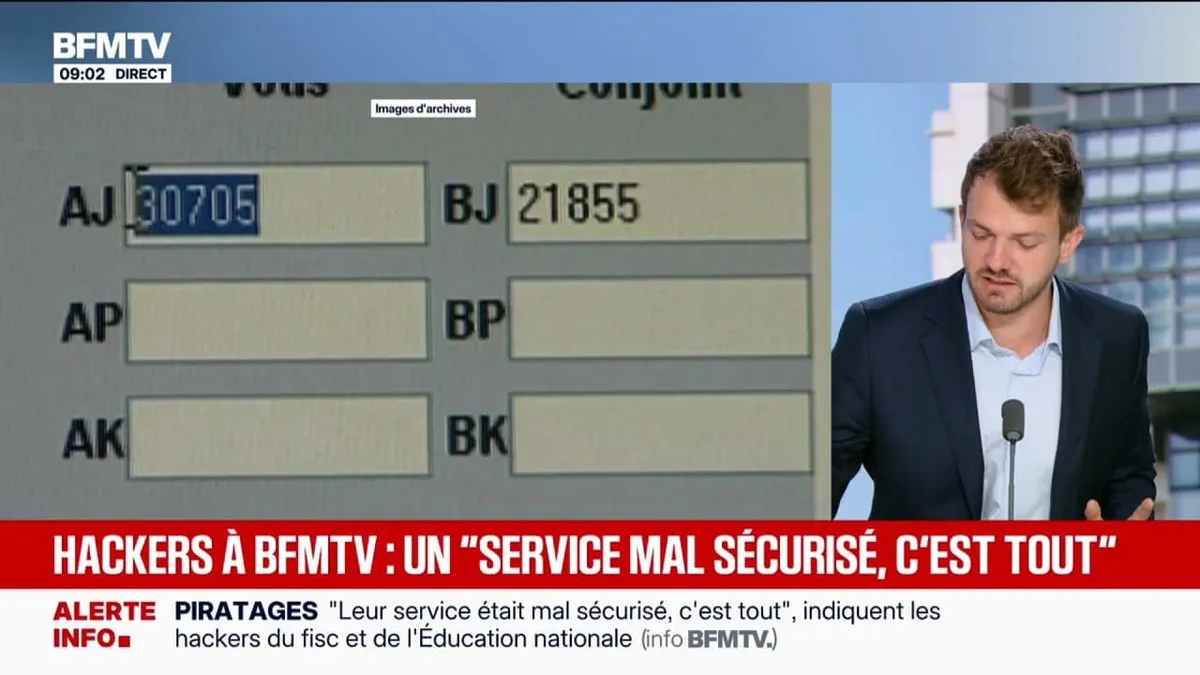 "Leur service était mal sécurisé, c'est tout": les hackers ZeroBytes justifient leurs cyberattaques contre le fisc et l'Éducation nationale auprès de BFMTV