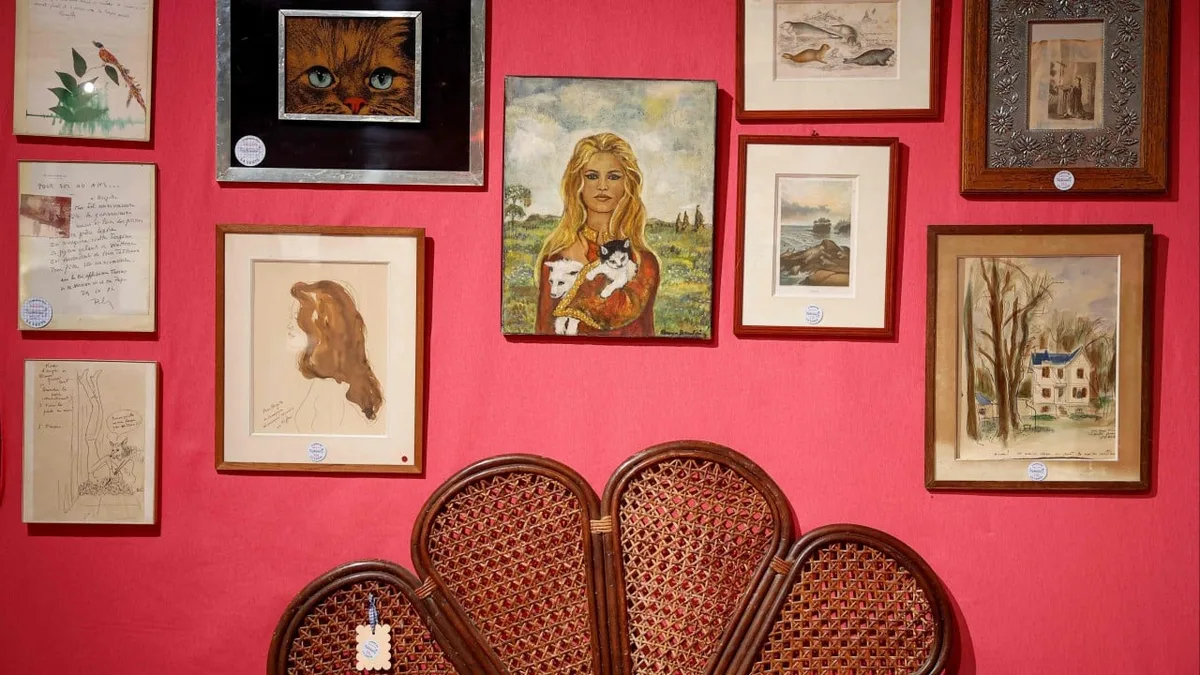 Brigitte Bardot’s belongings fetch nearly US$1.15 million at Paris auction