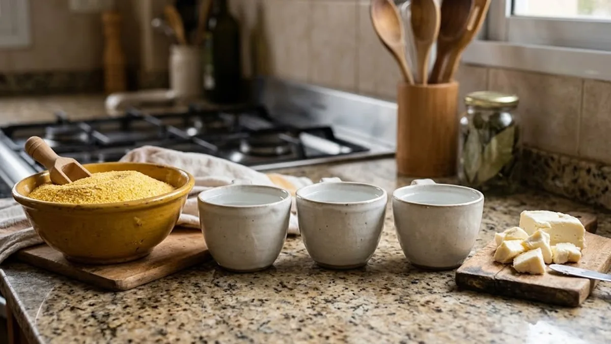 Con 1 taza de polenta, 3 de agua y 80 g de queso: la receta fácil que rinde 10 porciones