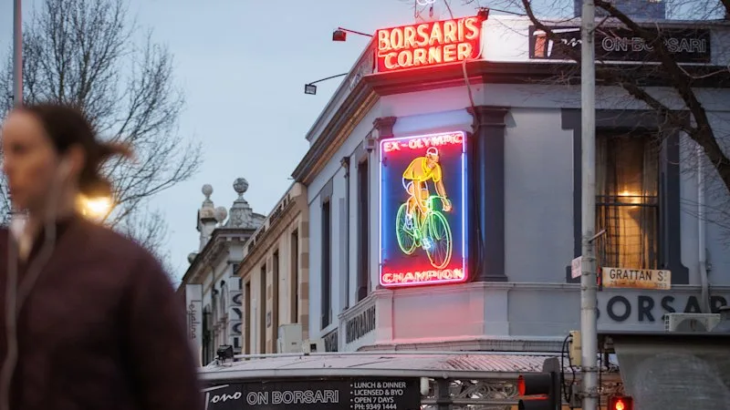 The Lygon Street neon icon on track for heritage protection