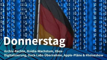 Donnerstag: Bundestag mit Urheberrechtsproblem, Nvidia mit neuen Rekordumsätzen