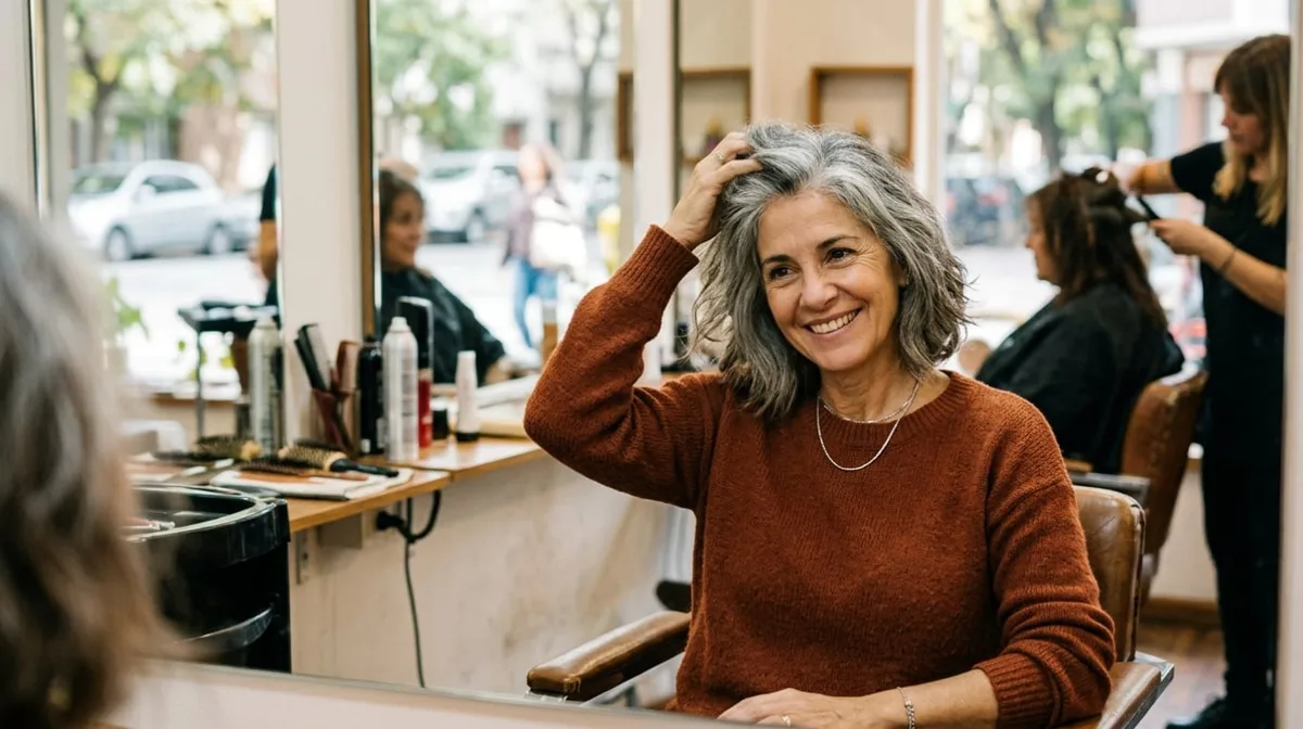La psicología explica que las personas que dejan de teñirse las canas no son descuidadas sino que deciden sobre su propia imagen