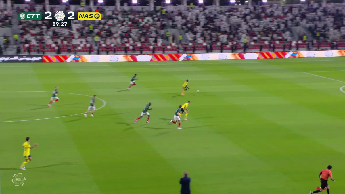 Mané fica livre e completa incrível virada do Al-Nassr com um jogador a menos pelo Saudita