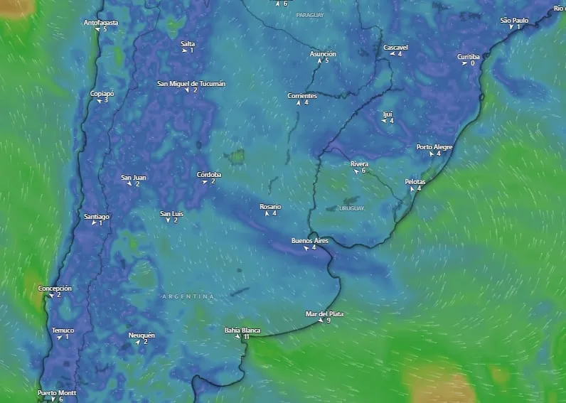 Se aproximan tres días de una ciclogénesis que dejará tormentas con hasta 70 mm de agua, ráfagas de 60 km/h y la irrupción de aire frío polar: las zonas afectadas