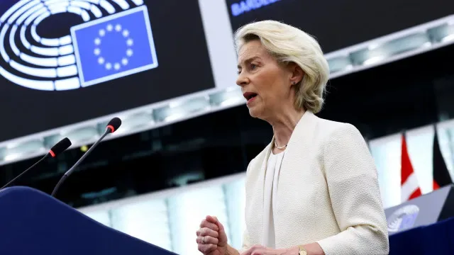 Von der Leyen critica divisão na UE perante "profundo sofrimento em Gaza"