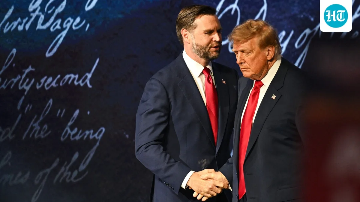 'Well, it's too…': What Trump said on backing JD Vance for potential 2028 US presidential run