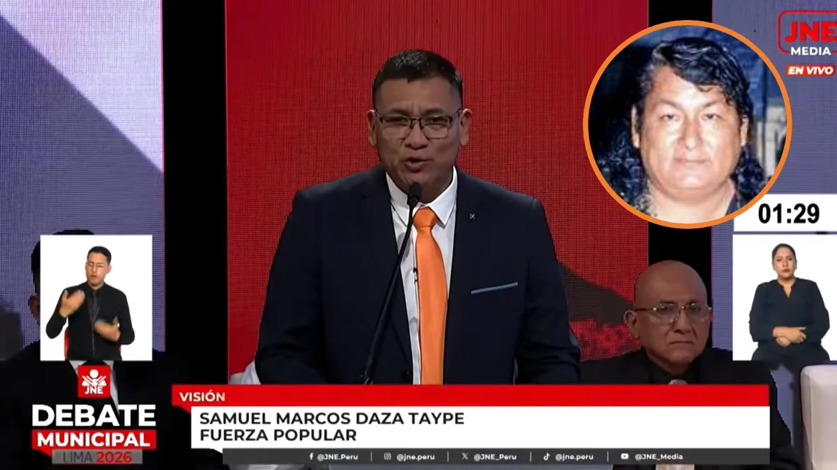 Candidato a la alcaldía de Lima por Fuerza Popular canta “Soy Provinciano” de Chacalón en pleno debate municipal