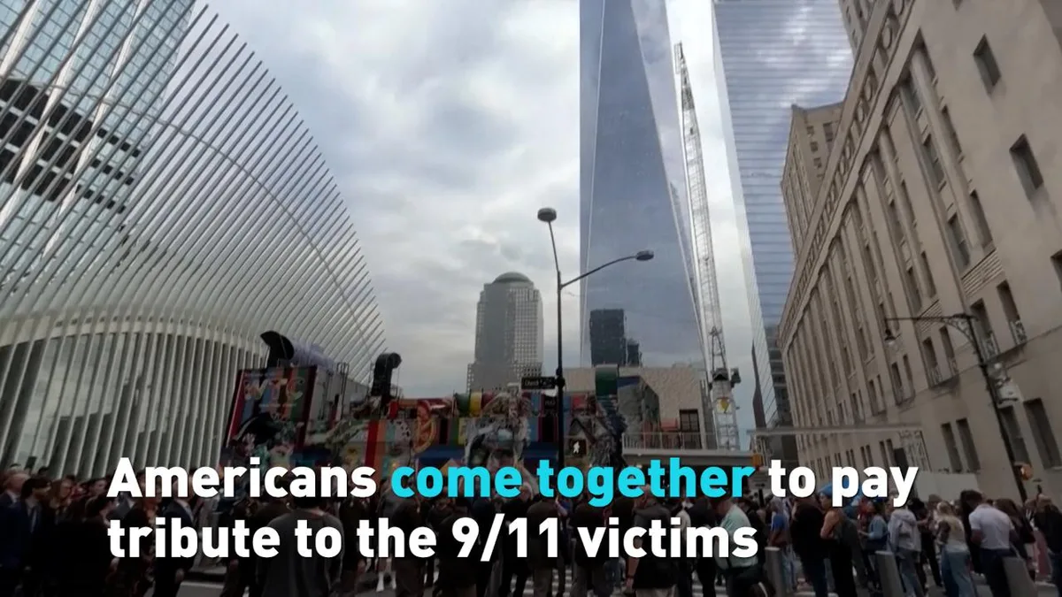 America comes together to remember the 9/11 victims 25 years later