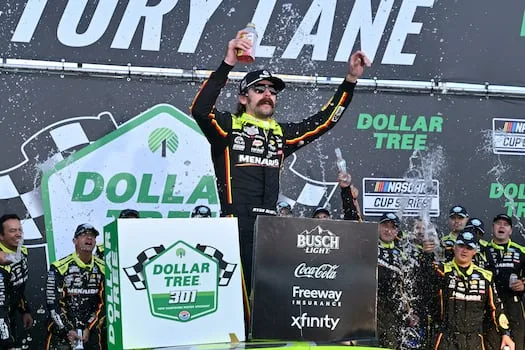 Ryan Blaney pips Bubba Wallace to victory at New Hampshire