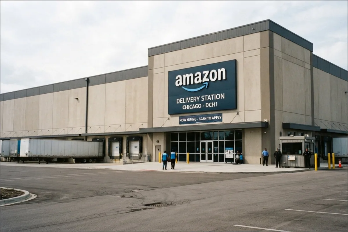 Abre un nuevo centro de Amazon en Chicago, con salario de US$24 por hora y hay 200 vacantes de trabajo