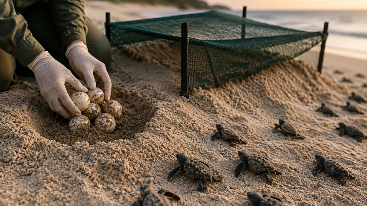 Relocated turtle nests produced fewer hatchlings, smaller young and a heavily female-biased sex ratio