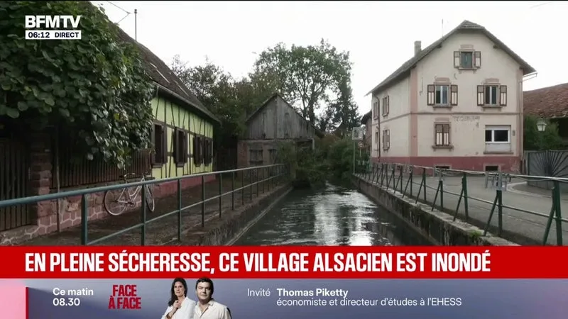 Après la sécheresse, un village du Bas-Rhin envahi par les eaux