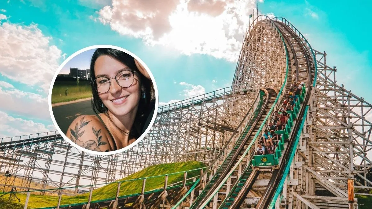 Jovem perde movimentos após andar na maior montanha-russa de madeira da América Latina, no Hopi Hari; atração tem 42 metros e chega a 103 km/h