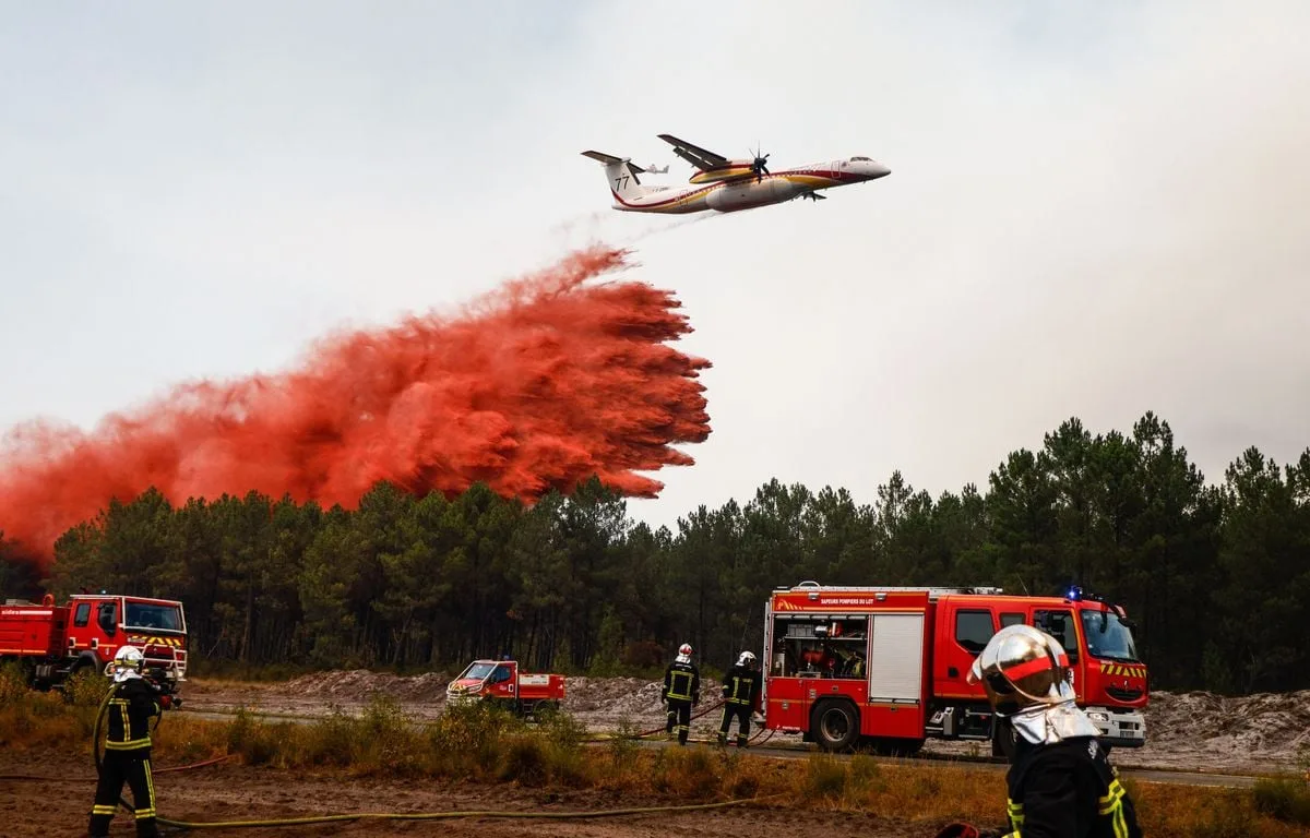 Landes : Un incendie parcourt 400 hectares de forêt… Plus de 400 personnes évacuées