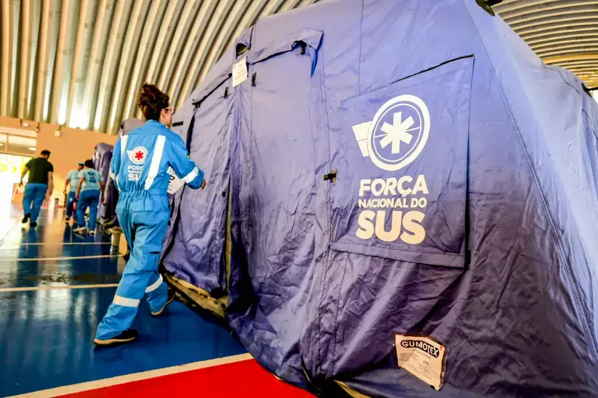 Força Nacional do SUS instala base no Pará para reforçar resposta a eventos climáticos extremos
