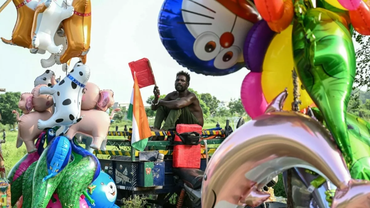Bunte Ballons