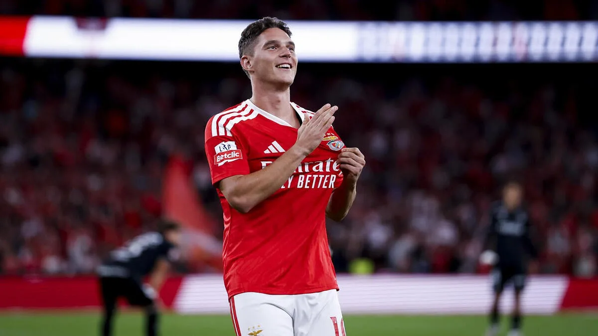 Benfica derrota o Vitória na Luz com golos de Dahl e Sudakov