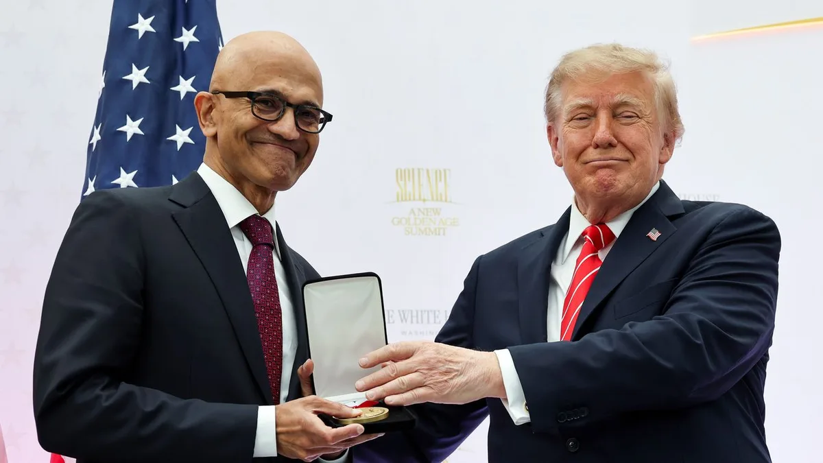 Immigration split screen: Microsoft gets a crackdown and a medal