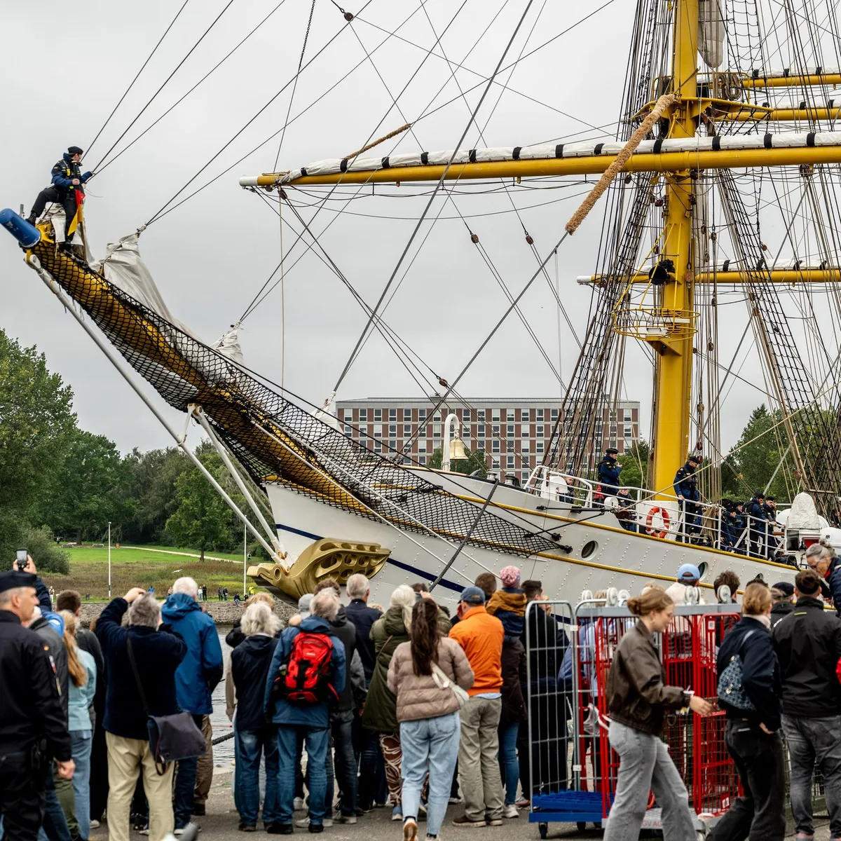 Segelschulschiff - "Gorch Fock" nach 14.000 Seemeilen wieder in Kiel