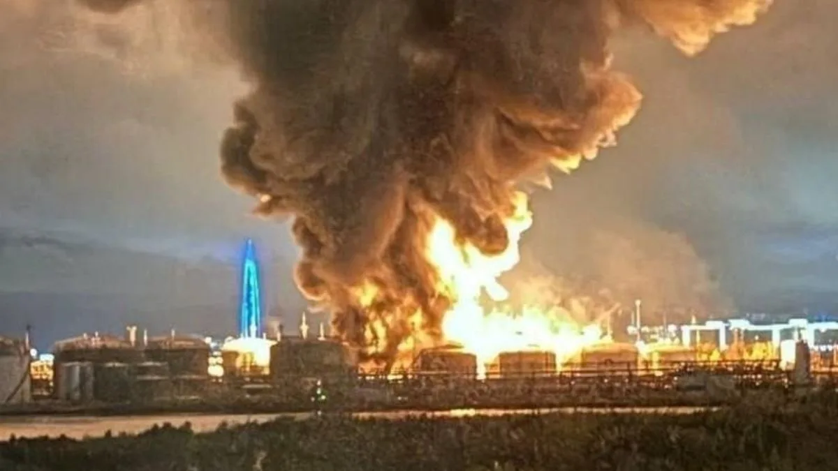 Escala la guerra en Europa: Ucrania lanzó más de 1.000 drones contra Rusia e incendió instalaciones petroleras en San Petersburgo