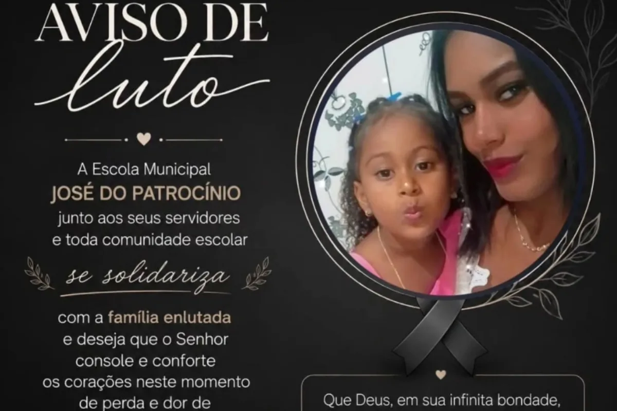 Mãe e filha mortas no RJ: escola decreta luto e suspende aulas