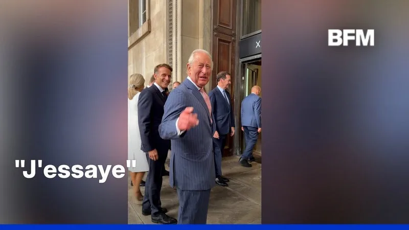 "J'essaye": quand Charles III parle en français au micro de BFMTV