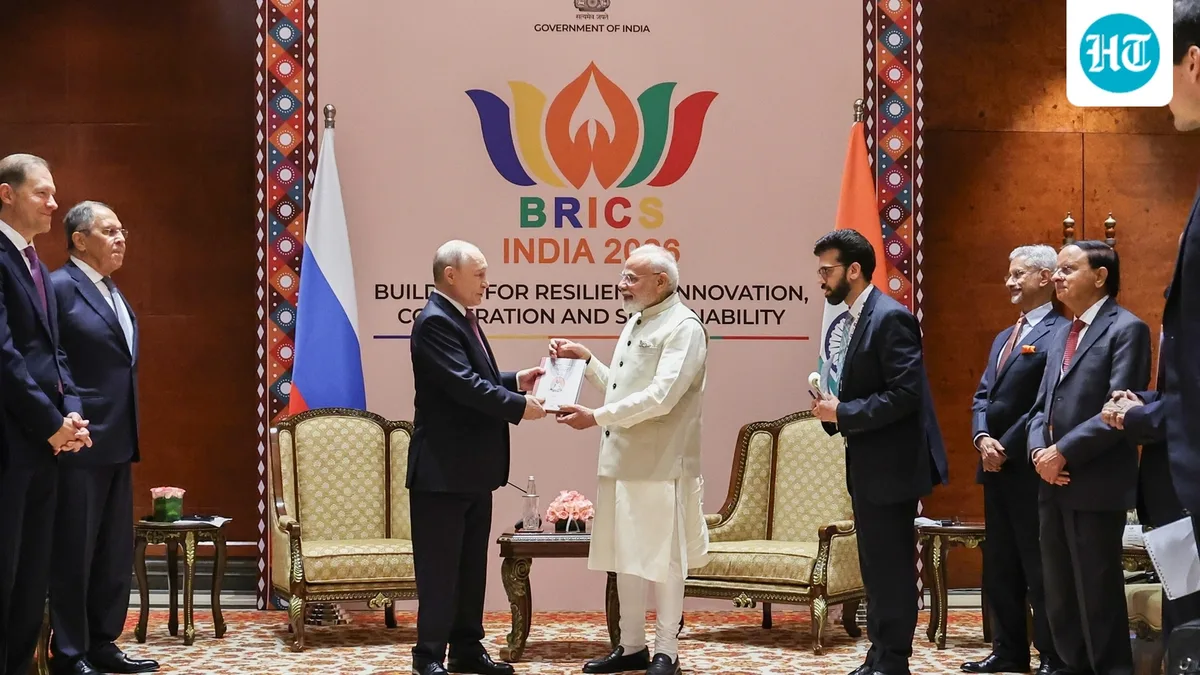 Putin invites PM Modi to Russia for 24th India-Russia Annual Summit