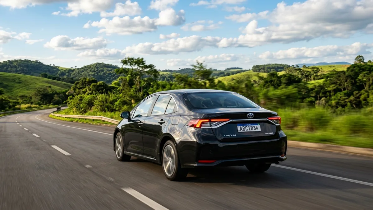 Na cidade ele bebe menos do que na estrada: sedã híbrido faz 17,5 km/l no trânsito e 15,2 km/l em percurso rodoviário