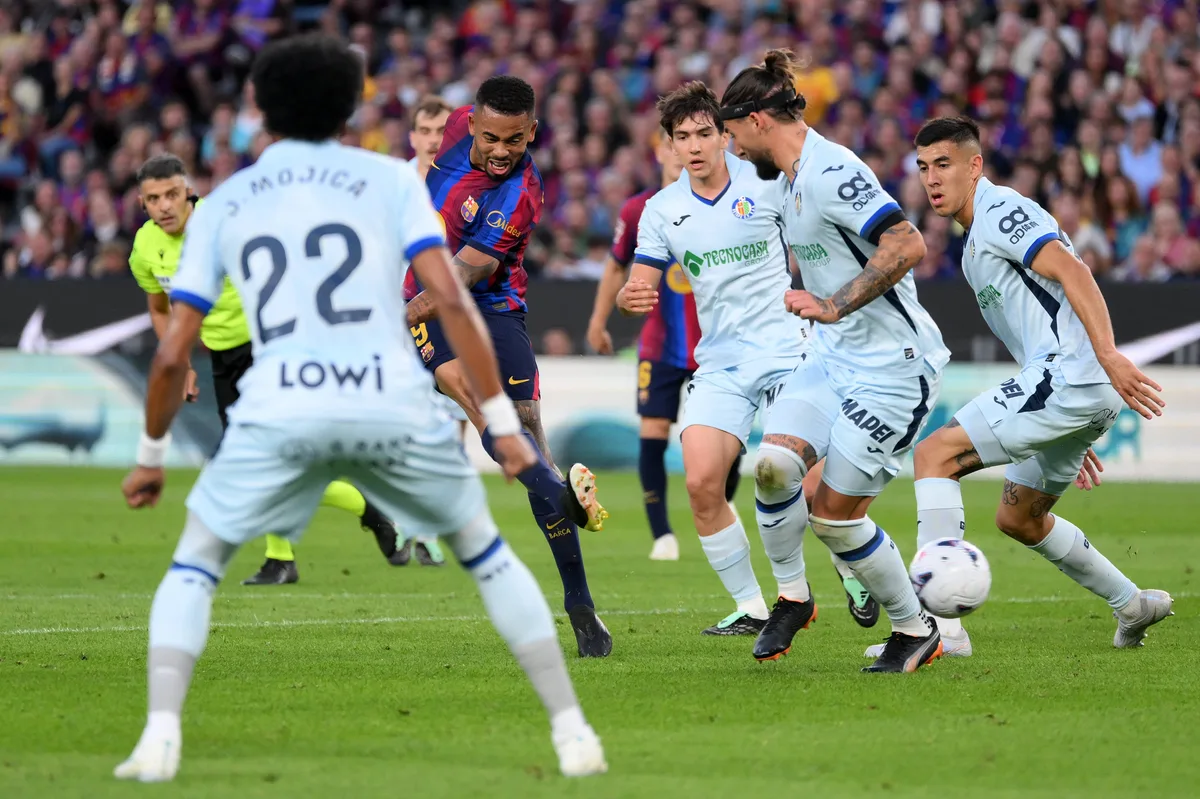 El Barça muerde más que el Getafe