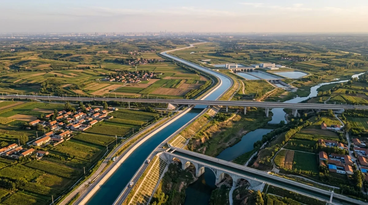 O canal artificial de 1.432 quilômetros que leva água do sul ao norte da China para abastecer dezenas de milhões de pessoas