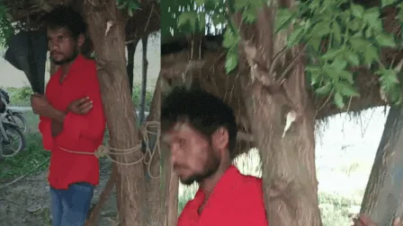 Man tied to tree, 'assaulted' by mob after visiting woman in UP; video emerges