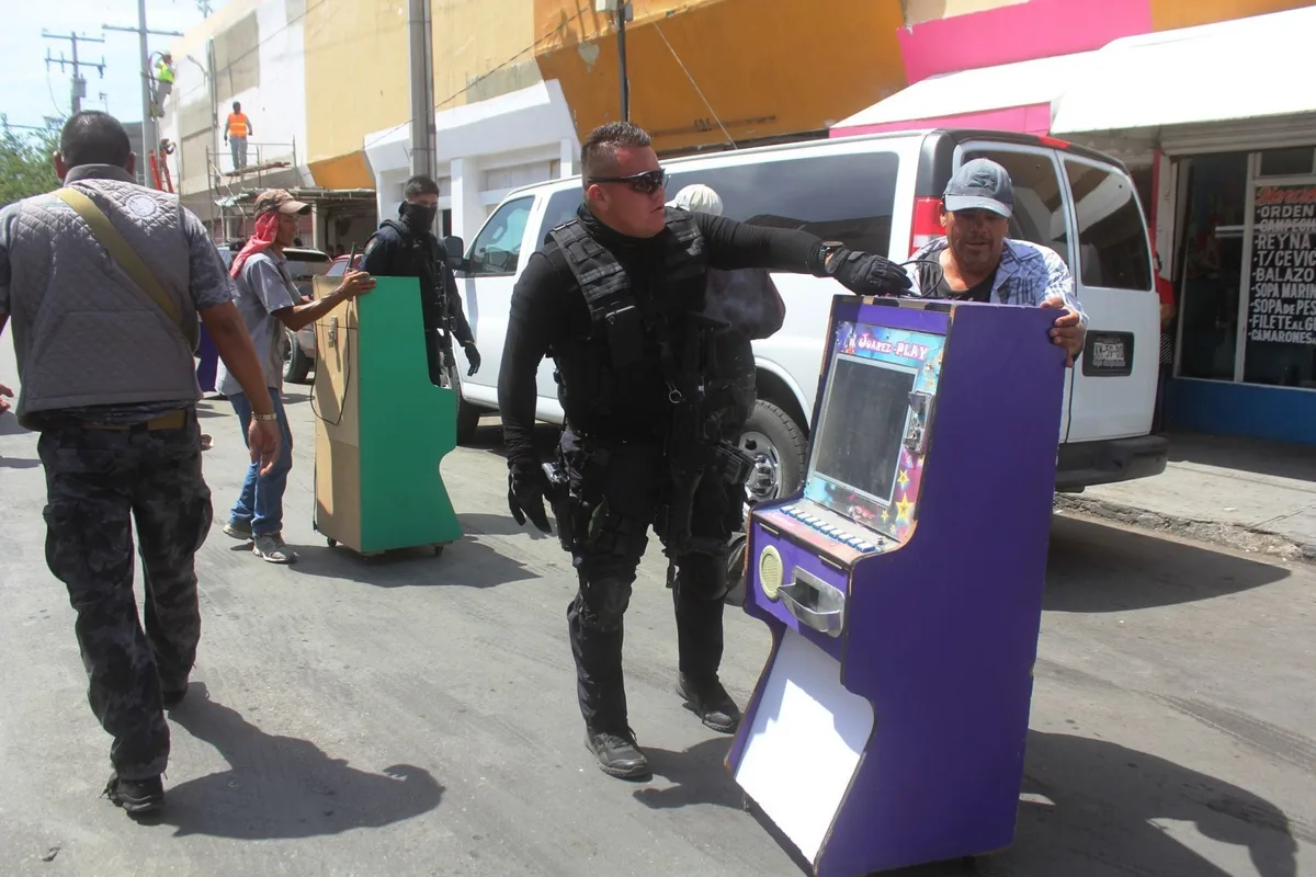 Aseguran en CDMX 266 máquinas tragamonedas en las alcaldías Cuauhtémoc e Iztapalapa