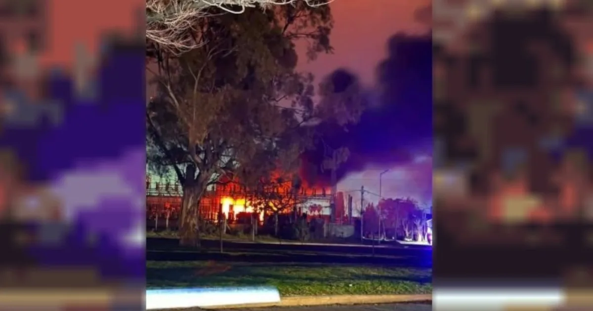 Explosión e incendio en una central eléctrica de La Plata: el comunicado de la empresa EDELAP