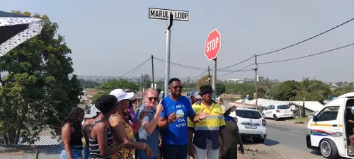 Durban community celebrate 53 new street names after decades without addresses