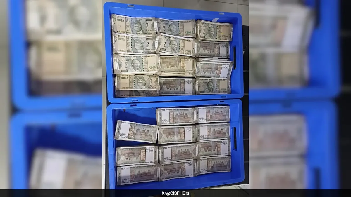 Rs 68.53 Lakh Cash Found In Baggage Of 2 Flyers At Delhi Airport