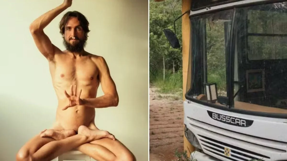 Aos 38 anos, ex-galã da Globo deixa o RJ após mudar de nome e escolhe viver em ônibus, sem geladeira e energia elétrica
