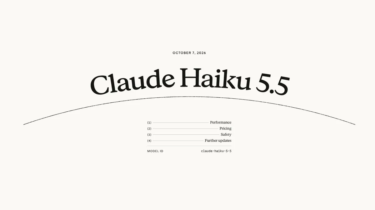Anthropic unveils Haiku 5.5, its third AI model in a month ahead of planned IPO