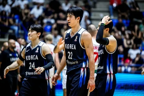 에이스 가세에도 힘 못 쓴 한국 남자농구, 레바논에 19점차 완패