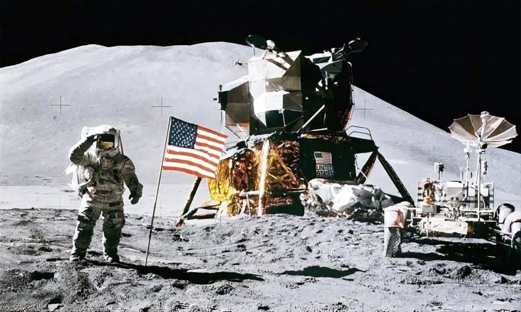 O que sobrou das bandeiras que os astronautas deixaram na Lua