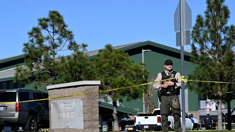 Three children and an adult killed in mass shooting at US school, police say