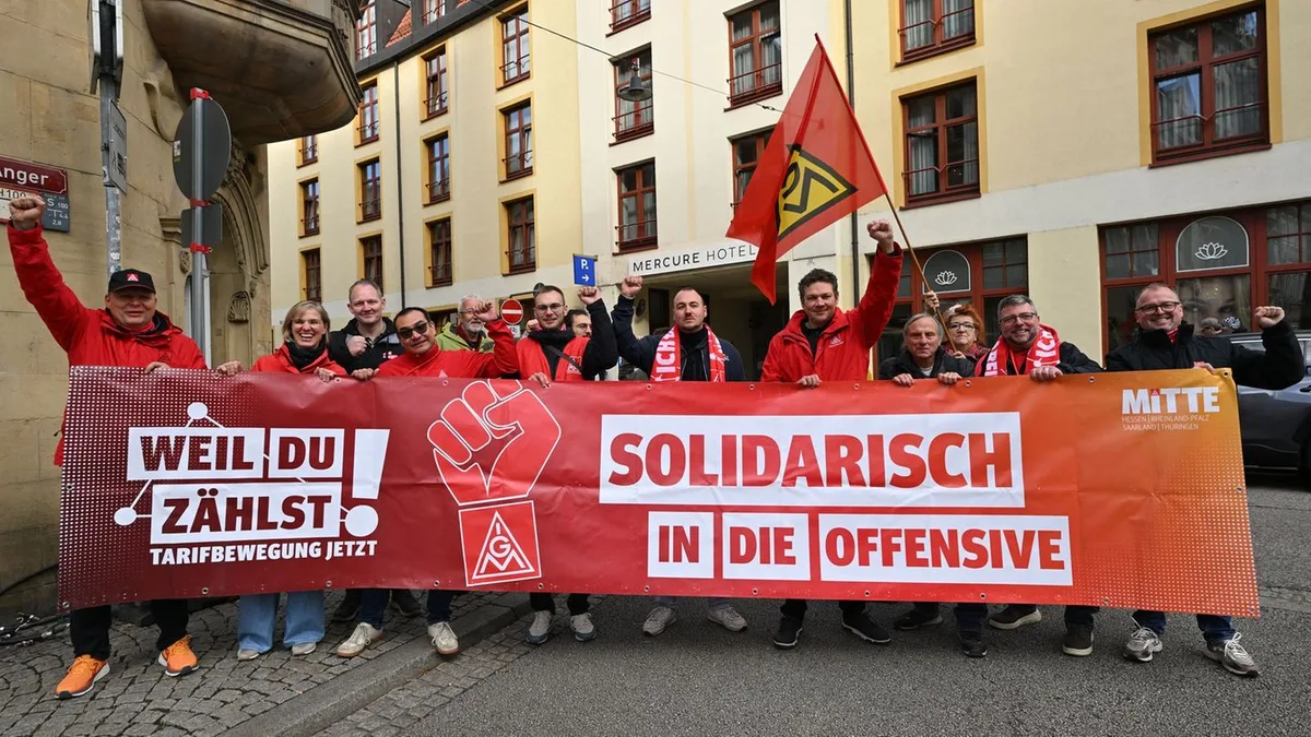 Tarifverhandlungen: Metall-Tarifrunde ohne Angebot der Arbeitgeber gestartet