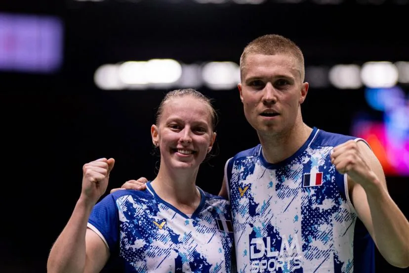 Thom Gicquel et Delphine Delrue se qualifient pour la finale des Championnats du monde et marquent l'histoire du badminton français