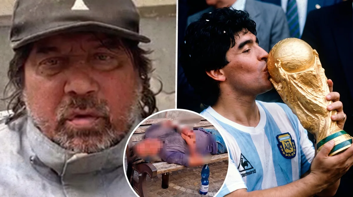 Encontraron al “mejor amigo” de Maradona en el Napoli en estado crítico sobre el banco de una plaza: “Estuvo a punto de morir”
