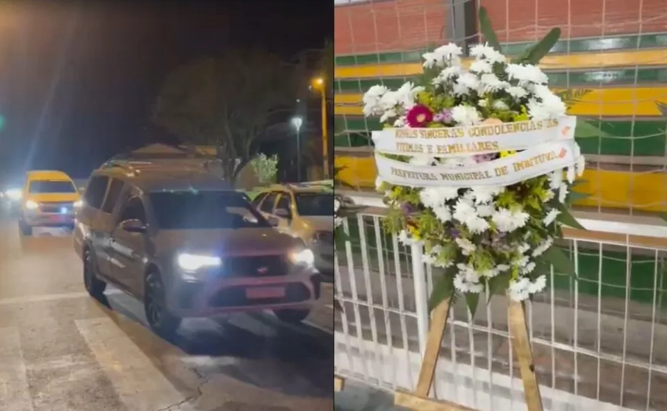Corpos das vítimas da tragédia na BR-373 chegam ao ginásio para velório; acidente terminou com 23 mortos