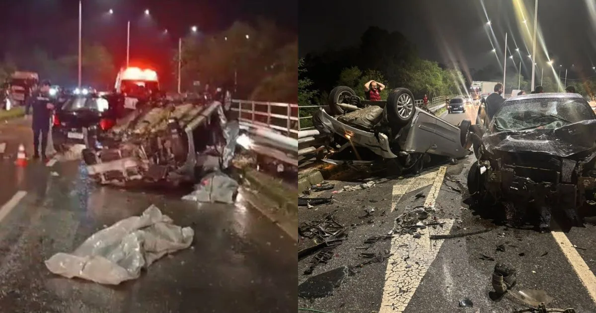 Dois jovens de 18 anos morrem após grave acidente em Blumenau